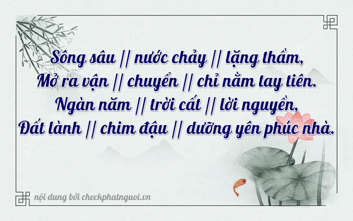 Bài thơ ý nghĩa cho <b>biển số 36C-01258</b> tại website checkphatnguoi.vn