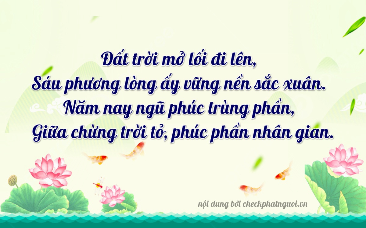 Bài thơ ý nghĩa cho <b>biển số 36C1-46565</b> tại website checkphatnguoi.vn