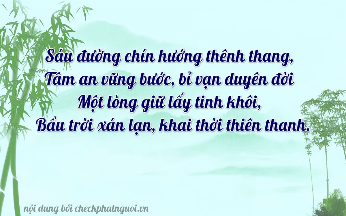 Bài thơ ý nghĩa cho <b>biển số 36C2-06133</b> tại website checkphatnguoi.vn