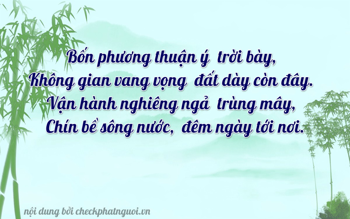 Bài thơ ý nghĩa cho <b>biển số 36C2-43299</b> tại website checkphatnguoi.vn