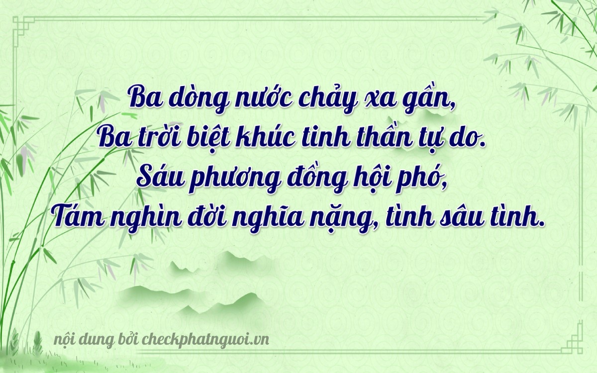 Bài thơ ý nghĩa cho <b>biển số 36C-30131</b> tại website checkphatnguoi.vn