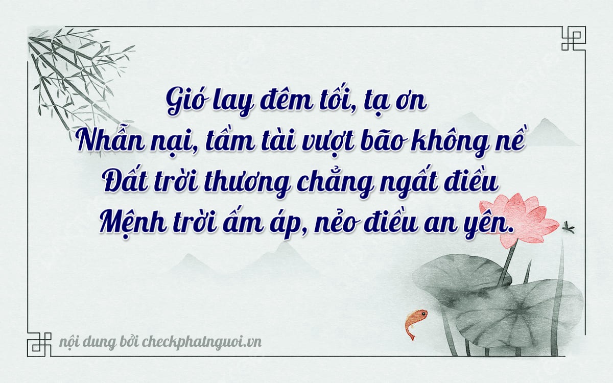 Bài thơ ý nghĩa cho <b>biển số 36C-33334</b> tại website checkphatnguoi.vn