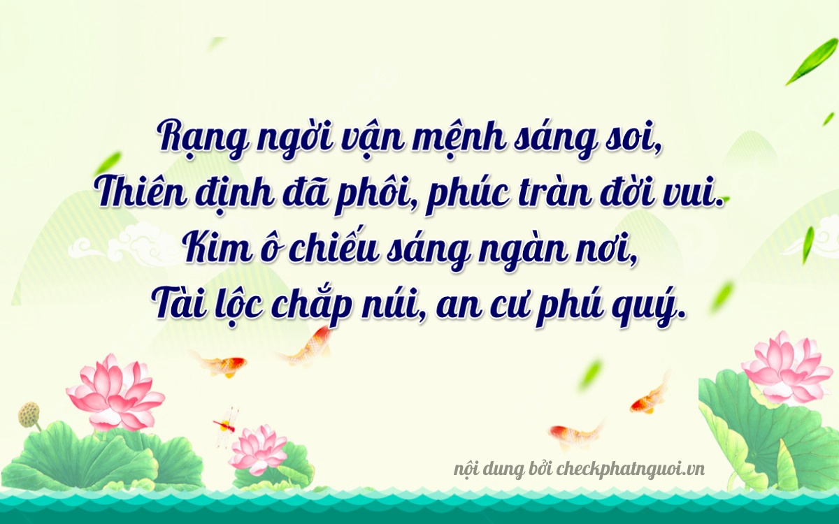 Bài thơ ý nghĩa cho <b>biển số 36C-35663</b> tại website checkphatnguoi.vn