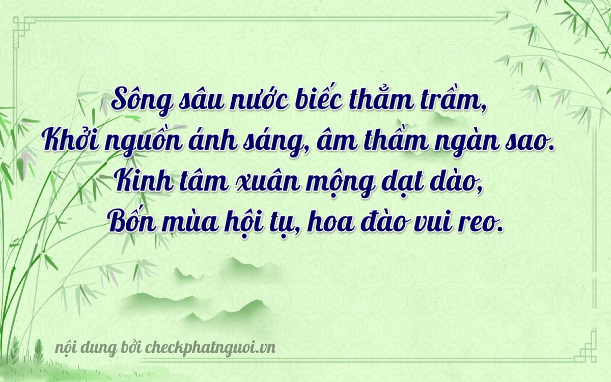 Bài thơ ý nghĩa cho <b>biển số 36C-43116</b> tại website checkphatnguoi.vn