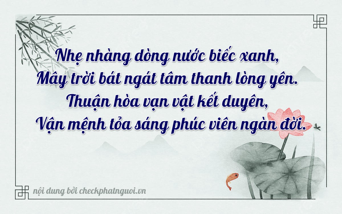 Bài thơ ý nghĩa cho <b>biển số 36C-43269</b> tại website checkphatnguoi.vn