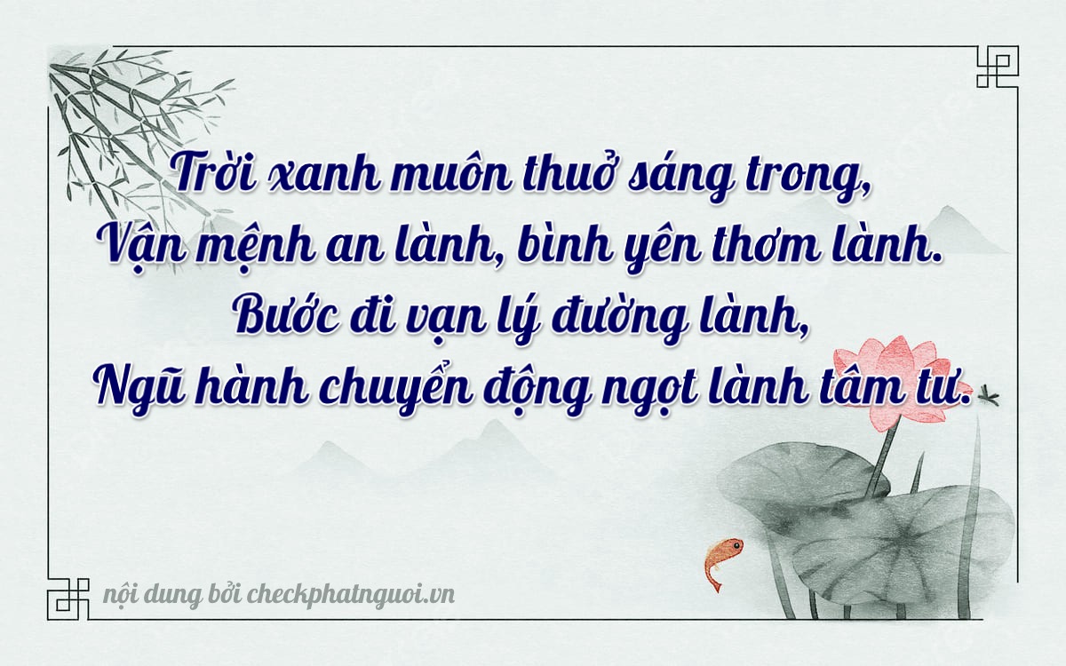 Bài thơ ý nghĩa cho <b>biển số 36C-47279</b> tại website checkphatnguoi.vn