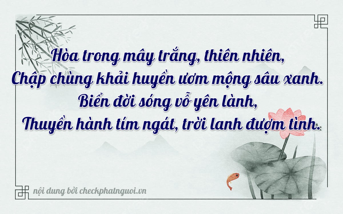 Bài thơ ý nghĩa cho <b>biển số 36C8-35229</b> tại website checkphatnguoi.vn