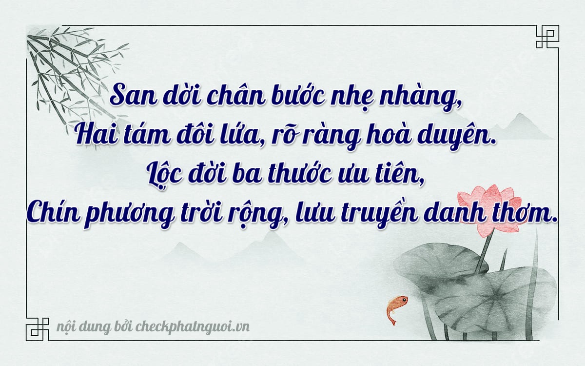 Bài thơ ý nghĩa cho <b>biển số 36D-02893</b> tại website checkphatnguoi.vn