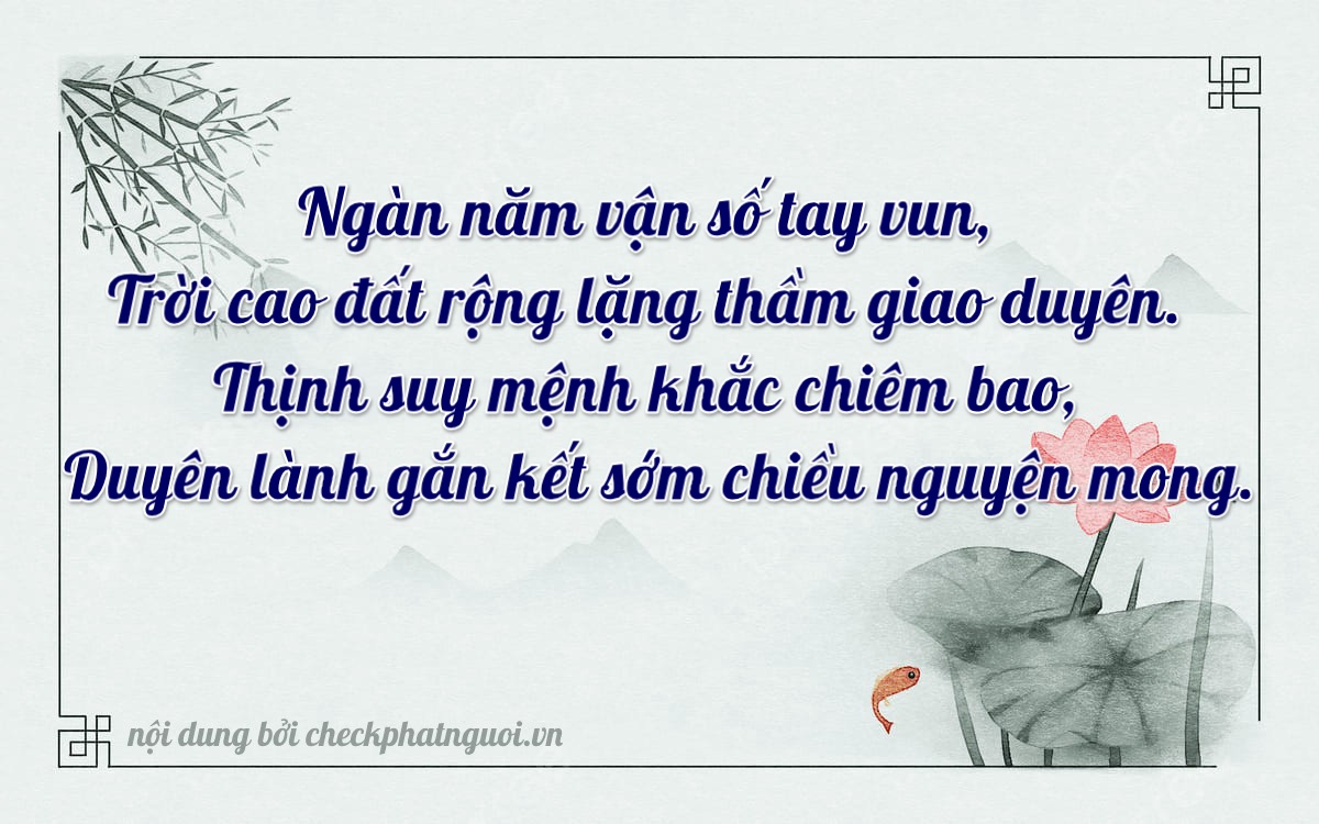 Bài thơ ý nghĩa cho <b>biển số 36D1-31315</b> tại website checkphatnguoi.vn