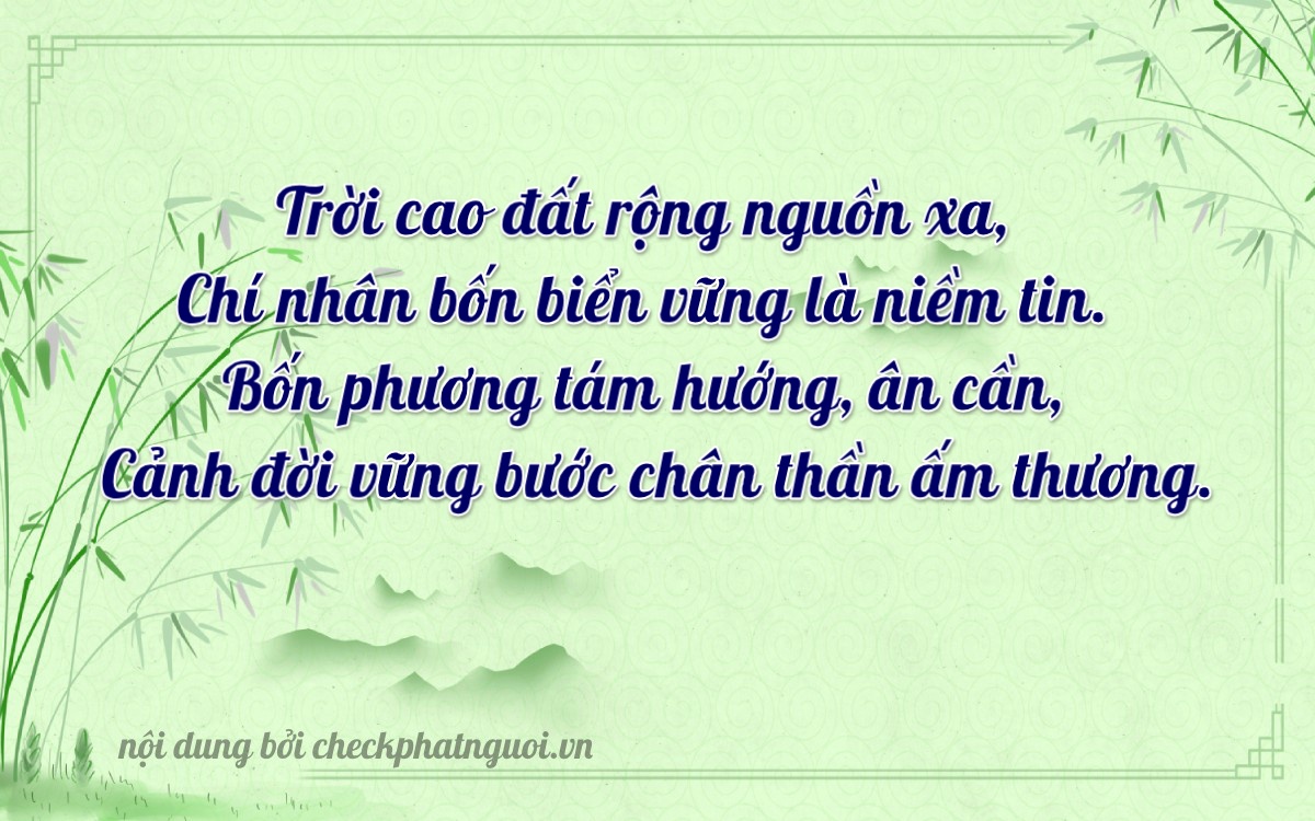 Bài thơ ý nghĩa cho <b>biển số 36F1-43441</b> tại website checkphatnguoi.vn