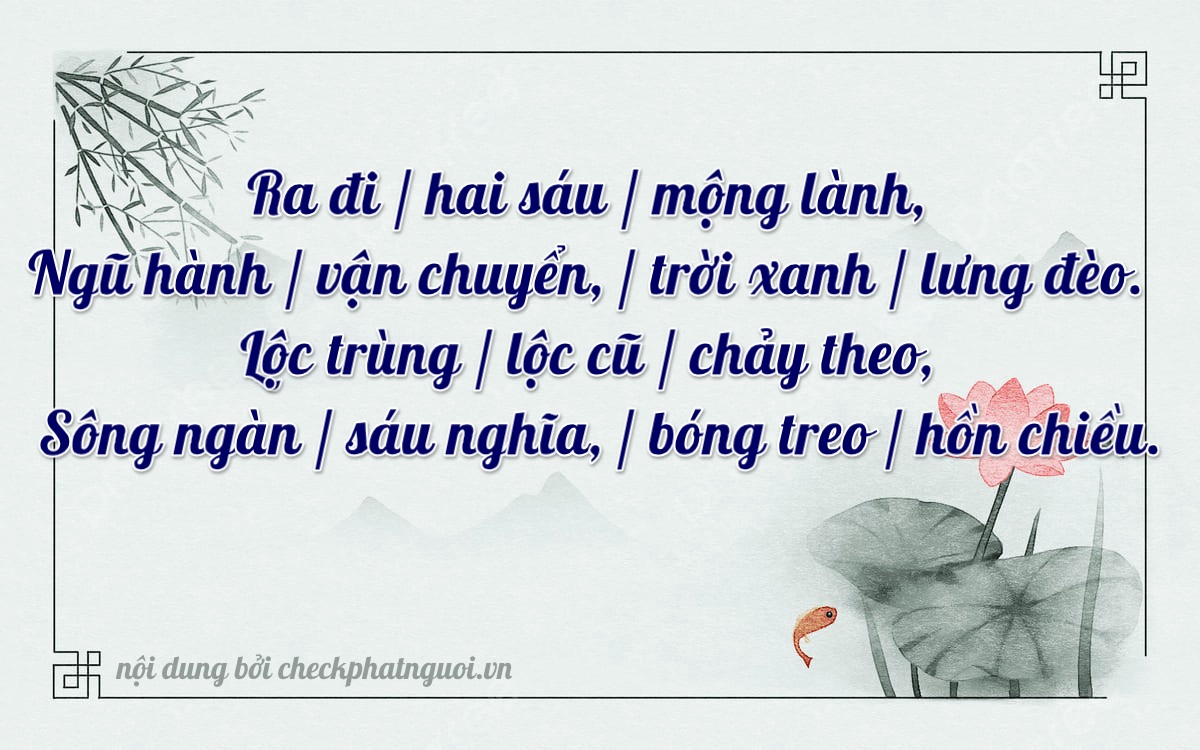 Bài thơ ý nghĩa cho <b>biển số 36F-21666</b> tại website checkphatnguoi.vn