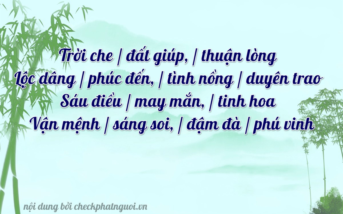 Bài thơ ý nghĩa cho <b>biển số 36H-06663</b> tại website checkphatnguoi.vn
