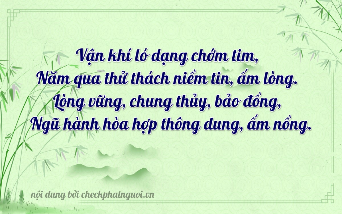 Bài thơ ý nghĩa cho <b>biển số 36H-10545</b> tại website checkphatnguoi.vn