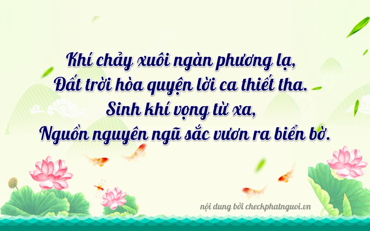Bài thơ ý nghĩa cho <b>biển số 36K-06313</b> tại website checkphatnguoi.vn