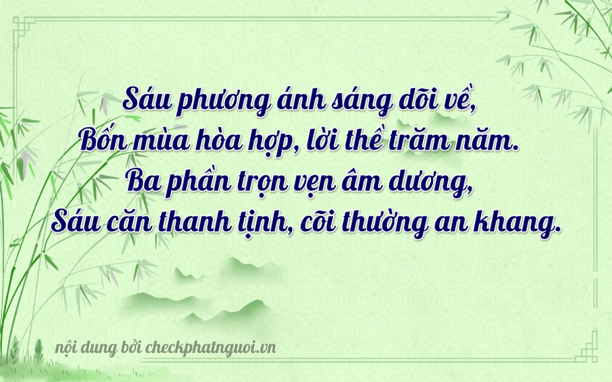 Bài thơ ý nghĩa cho <b>biển số 36K-06436</b> tại website checkphatnguoi.vn