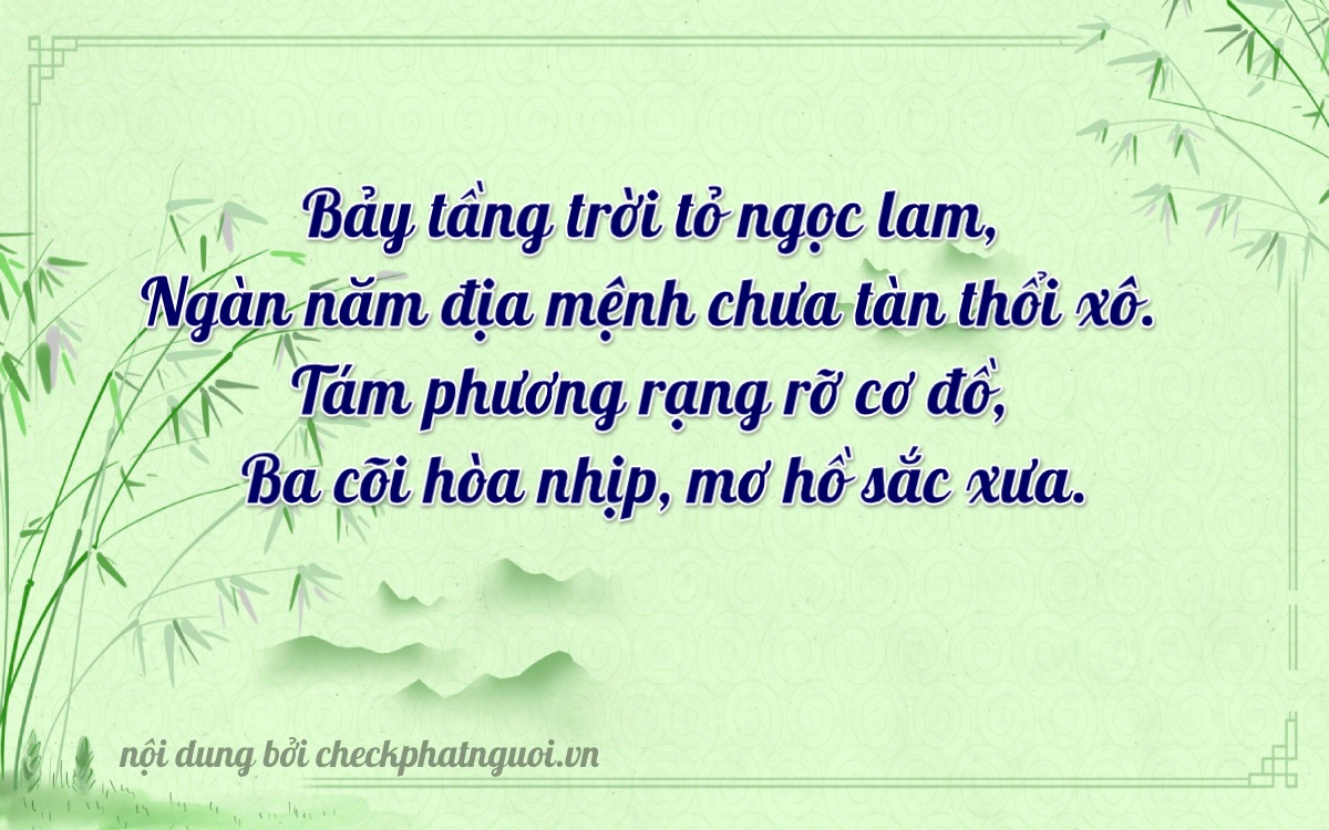 Bài thơ ý nghĩa cho <b>biển số 36K-07873</b> tại website checkphatnguoi.vn
