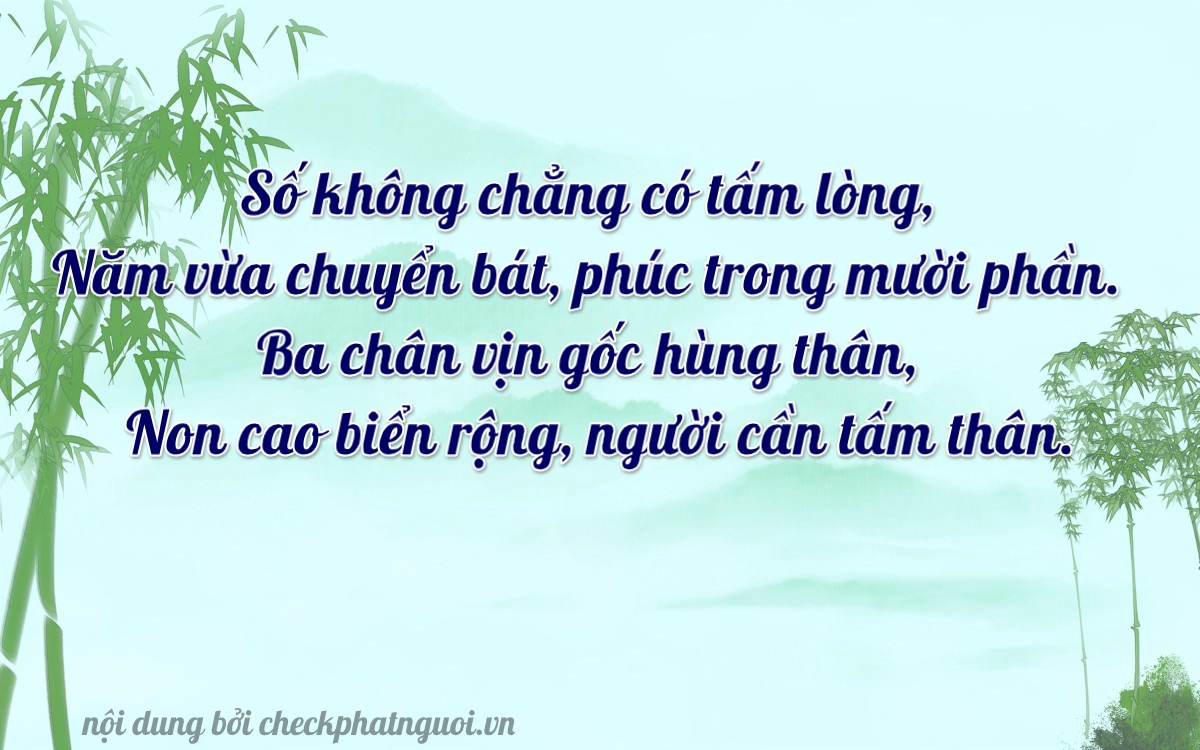 Bài thơ ý nghĩa cho <b>biển số 36K-08503</b> tại website checkphatnguoi.vn