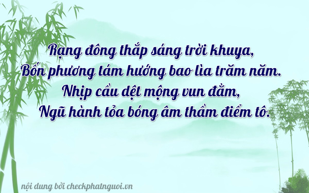 Bài thơ ý nghĩa cho <b>biển số 36K-12724</b> tại website checkphatnguoi.vn