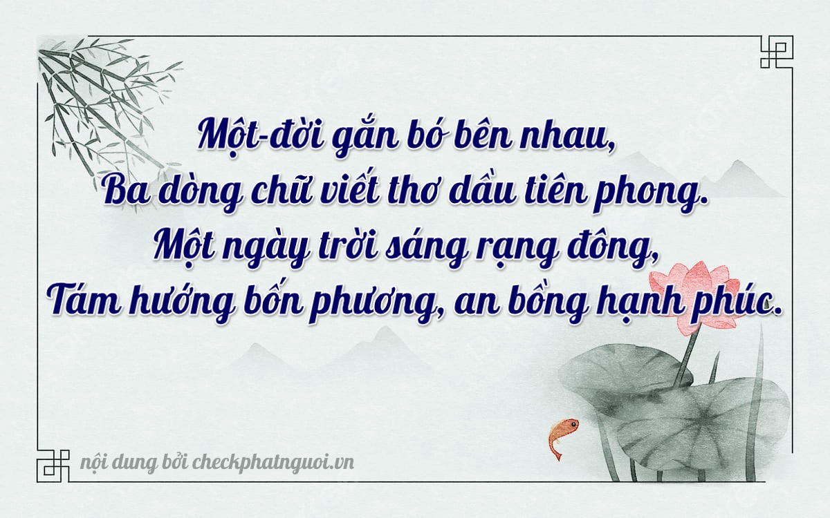 Bài thơ ý nghĩa cho <b>biển số 36K-13181</b> tại website checkphatnguoi.vn