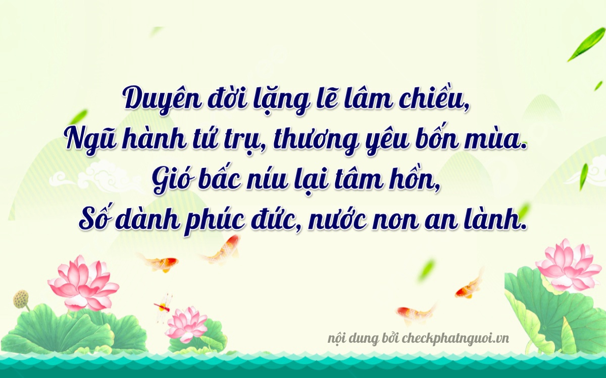 Bài thơ ý nghĩa cho <b>biển số 36K-13280</b> tại website checkphatnguoi.vn