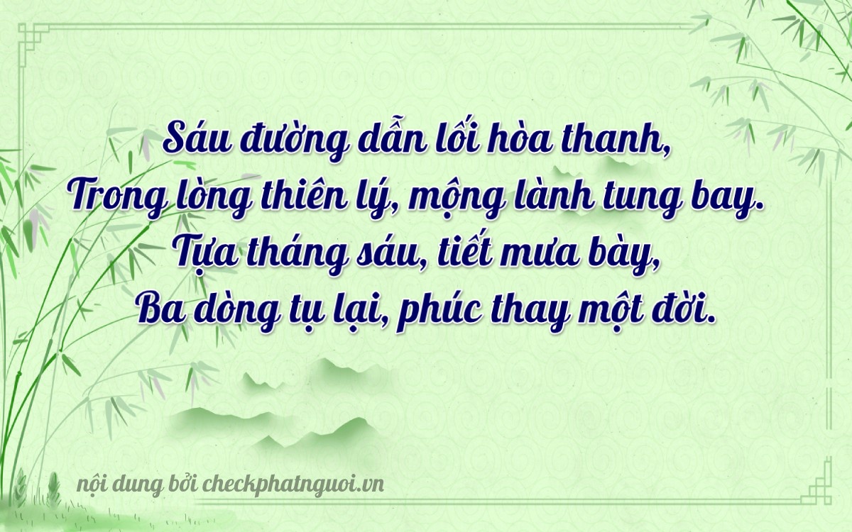 Bài thơ ý nghĩa cho <b>biển số 36K-16634</b> tại website checkphatnguoi.vn
