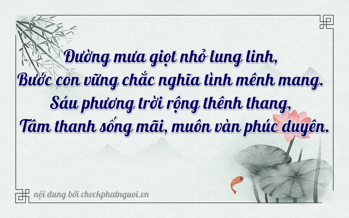 Bài thơ ý nghĩa cho <b>biển số 36K-16733</b> tại website checkphatnguoi.vn