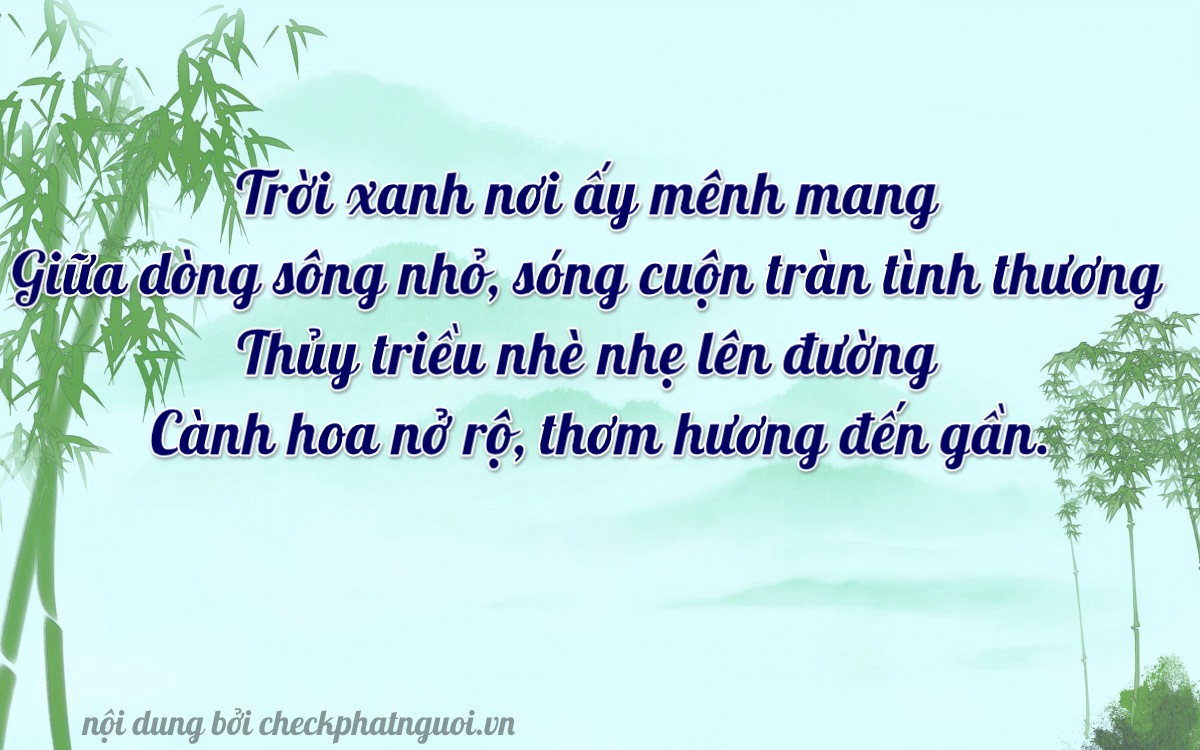 Bài thơ ý nghĩa cho <b>biển số 36K-25126</b> tại website checkphatnguoi.vn