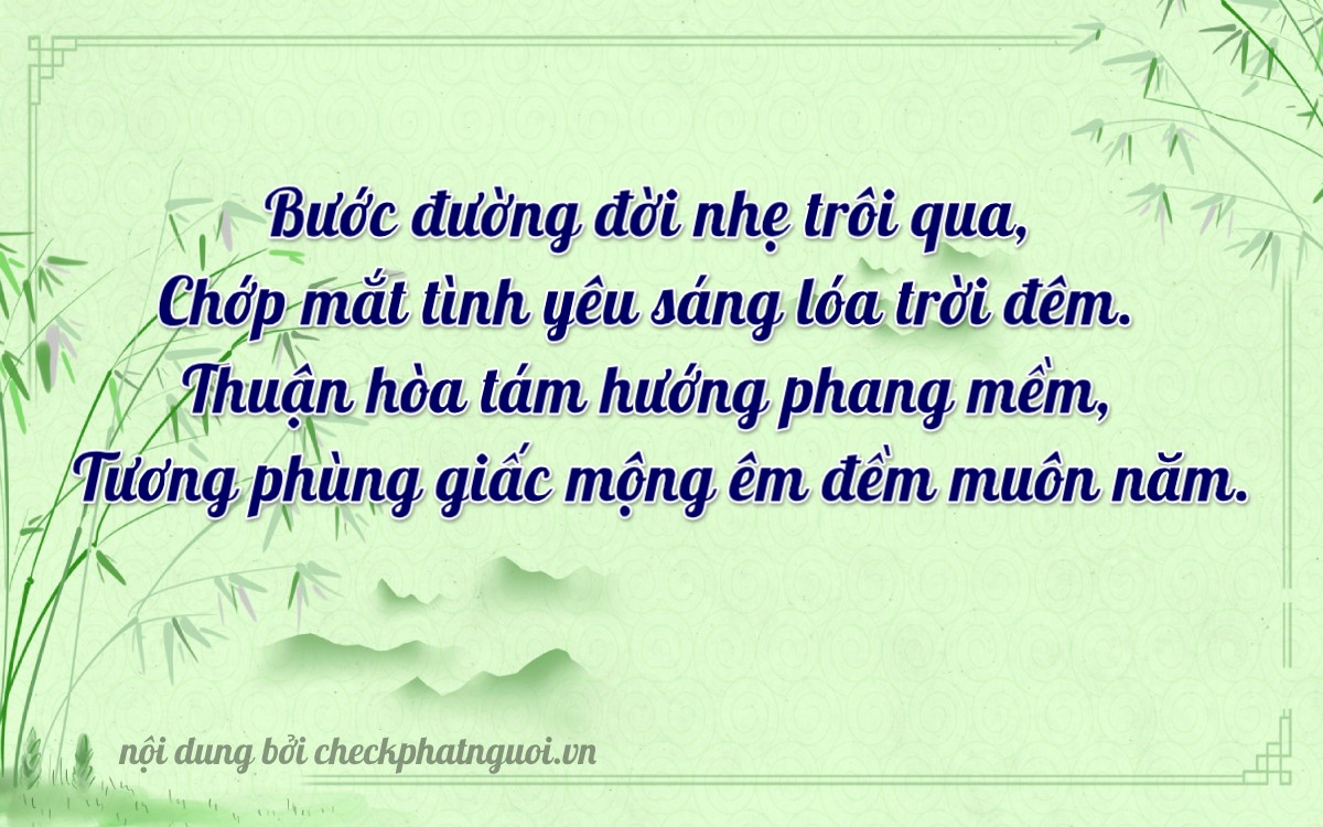 Bài thơ ý nghĩa cho <b>biển số 36K-26447</b> tại website checkphatnguoi.vn