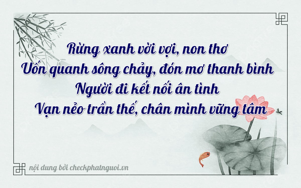 Bài thơ ý nghĩa cho <b>biển số 36K-26595</b> tại website checkphatnguoi.vn