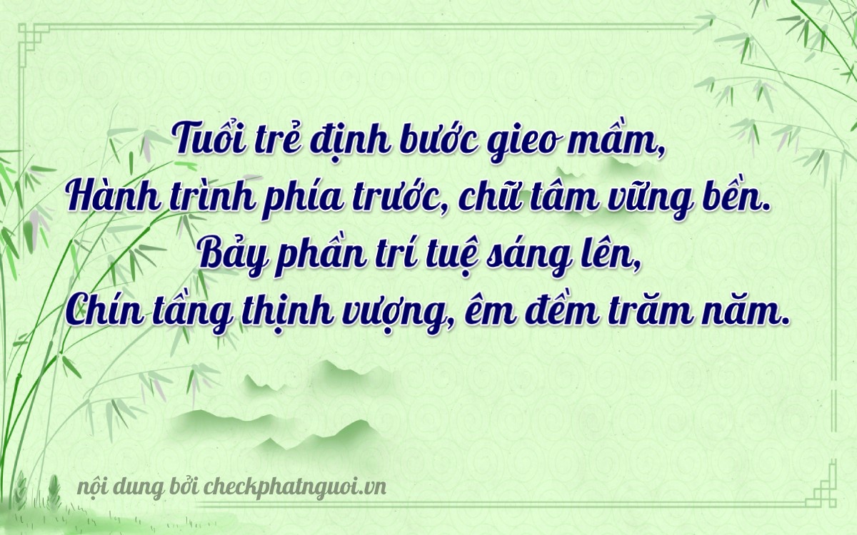 Bài thơ ý nghĩa cho <b>biển số 36K-26729</b> tại website checkphatnguoi.vn