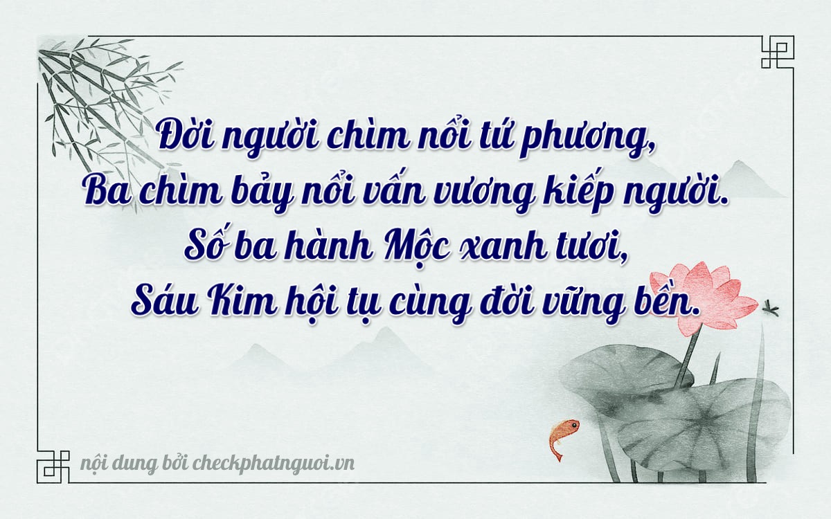 Bài thơ ý nghĩa cho <b>biển số 36K-30653</b> tại website checkphatnguoi.vn