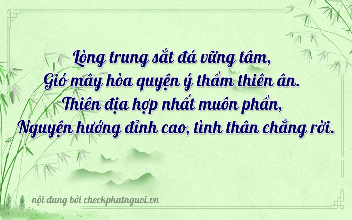 Bài thơ ý nghĩa cho <b>biển số 36K5-42329</b> tại website checkphatnguoi.vn