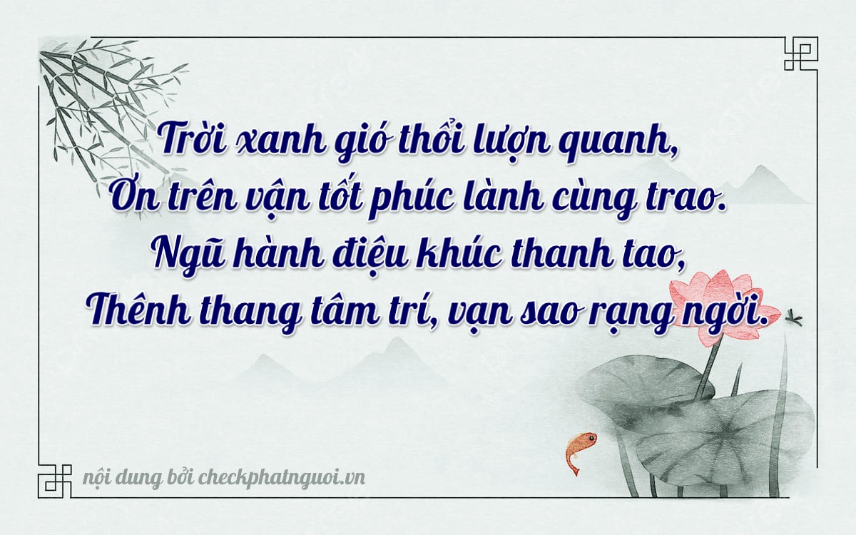 Bài thơ ý nghĩa cho <b>biển số 36L1-27996</b> tại website checkphatnguoi.vn