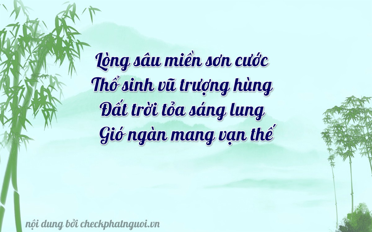 Bài thơ ý nghĩa cho <b>biển số 36L6-14005</b> tại website checkphatnguoi.vn