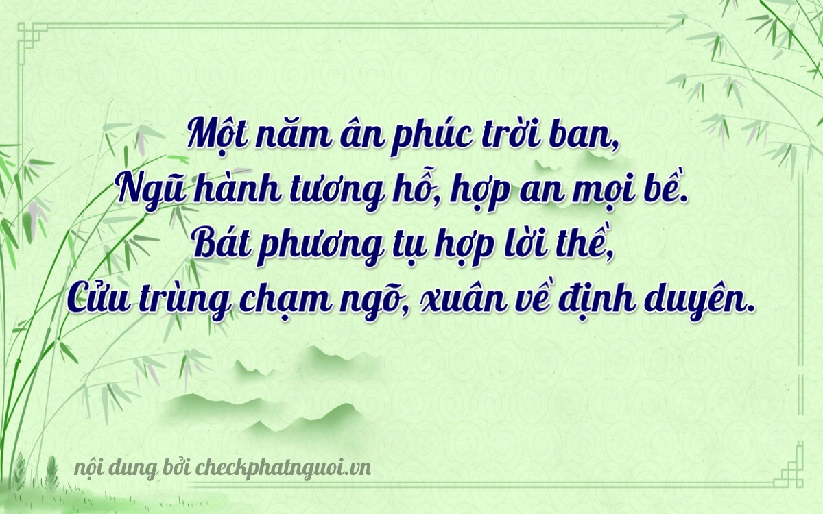 Bài thơ ý nghĩa cho <b>biển số 36L6-15898</b> tại website checkphatnguoi.vn