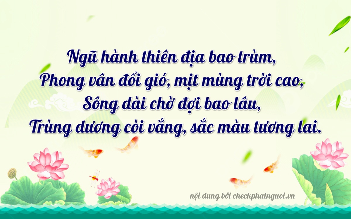 Bài thơ ý nghĩa cho <b>biển số 36M1-25786</b> tại website checkphatnguoi.vn