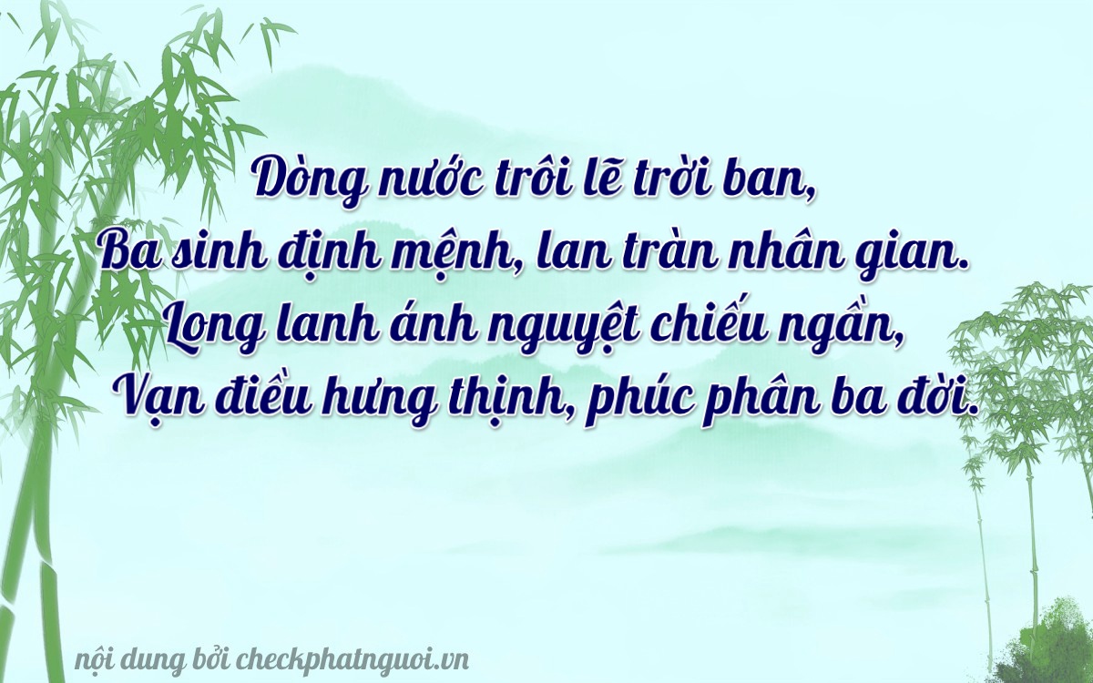 Bài thơ ý nghĩa cho <b>biển số 36P-32134</b> tại website checkphatnguoi.vn