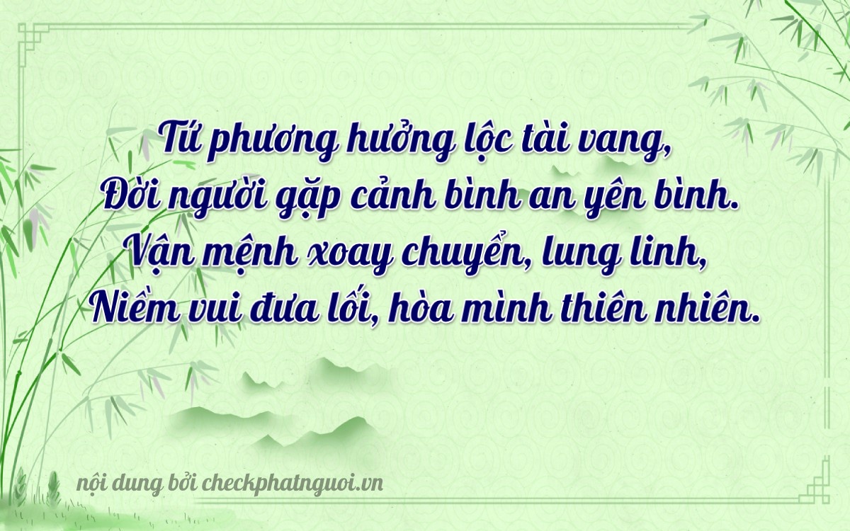 Bài thơ ý nghĩa cho <b>biển số 36P-40451</b> tại website checkphatnguoi.vn