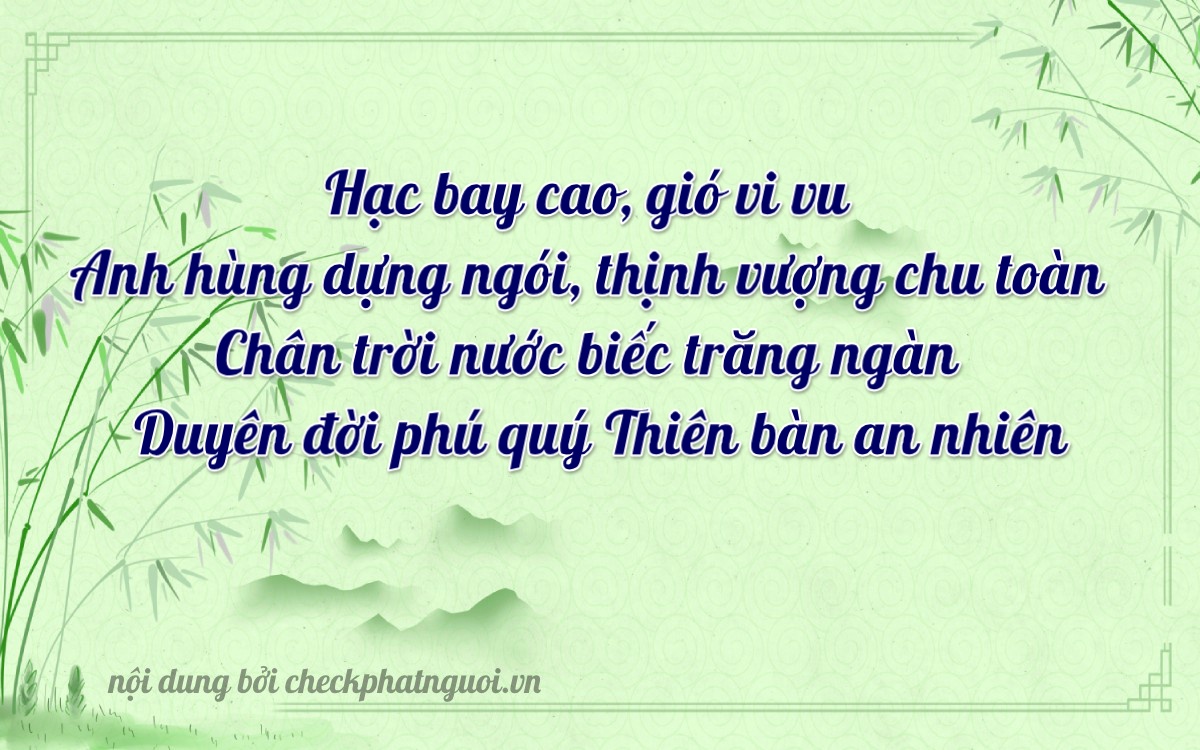 Bài thơ ý nghĩa cho <b>biển số 36P-9560</b> tại website checkphatnguoi.vn