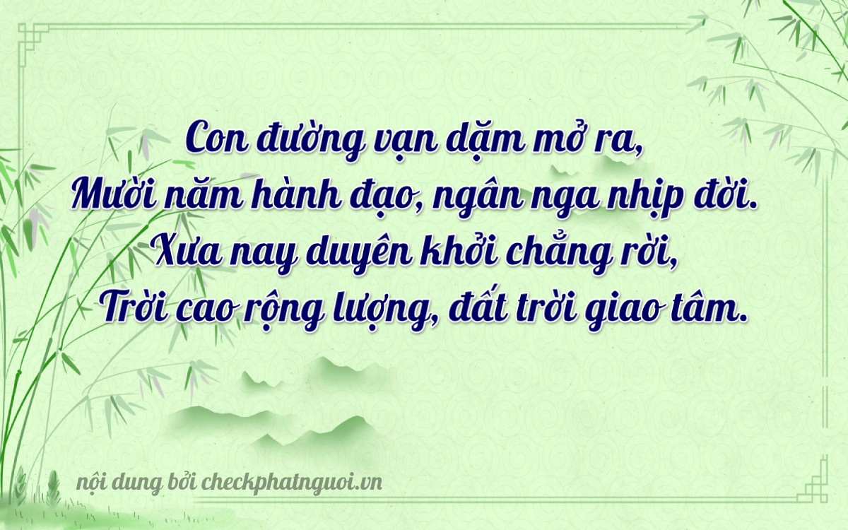 Bài thơ ý nghĩa cho <b>biển số 36R-32212</b> tại website checkphatnguoi.vn