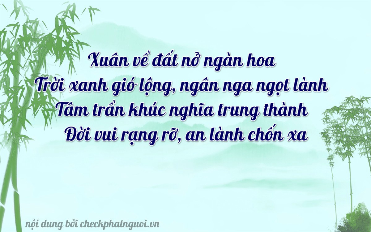 Bài thơ ý nghĩa cho <b>biển số 37083</b> tại website checkphatnguoi.vn