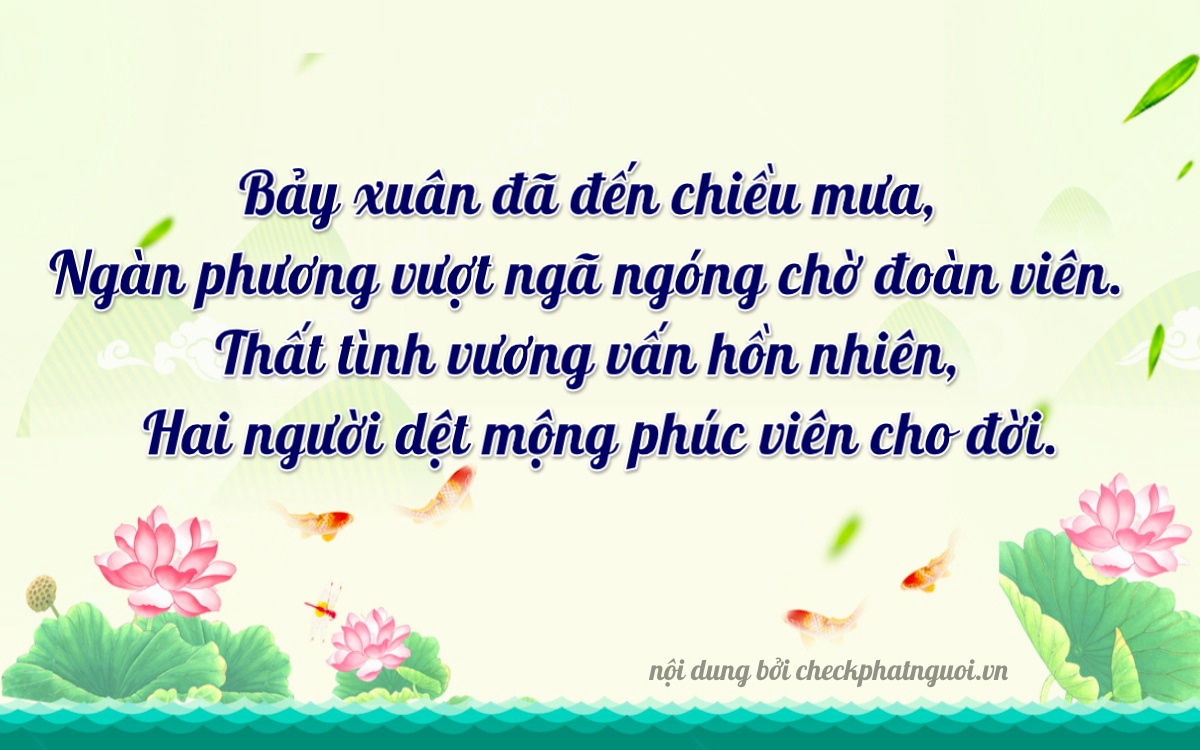 Bài thơ ý nghĩa cho <b>biển số 37712</b> tại website checkphatnguoi.vn