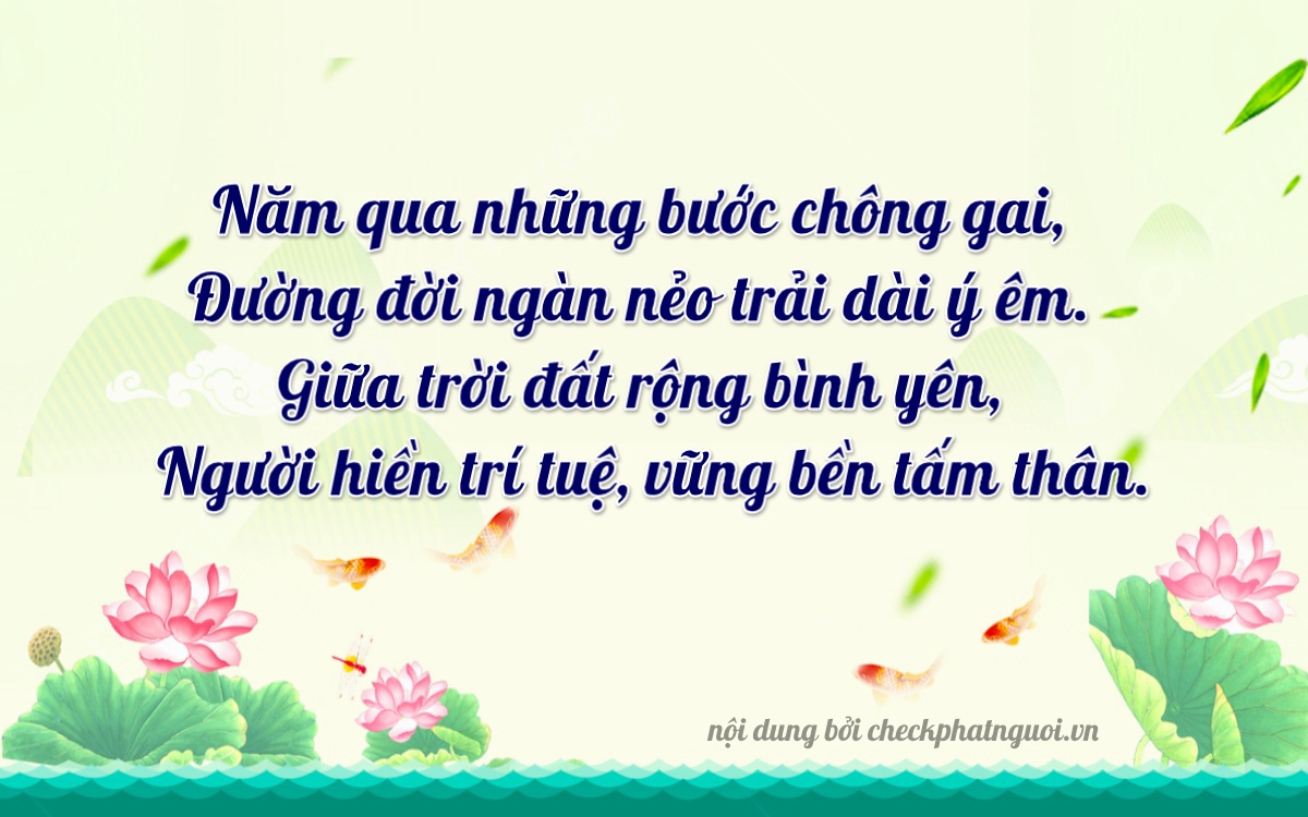 Bài thơ ý nghĩa cho <b>biển số 3799</b> tại website checkphatnguoi.vn