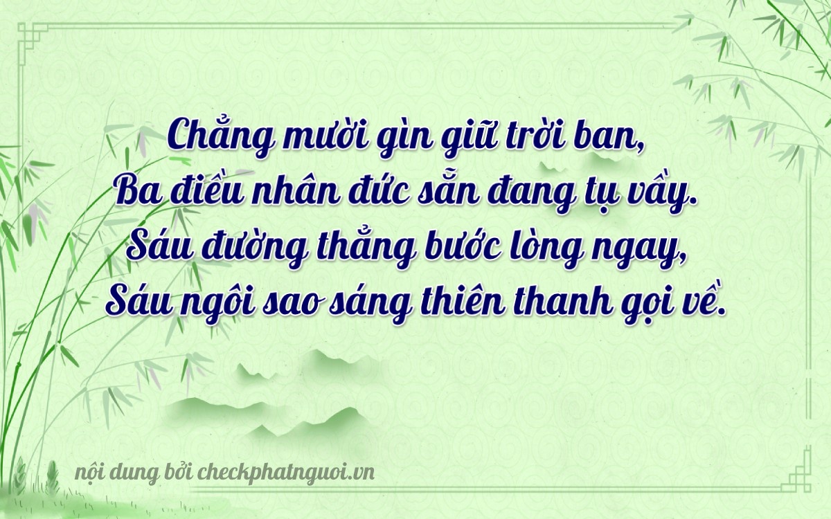 Bài thơ ý nghĩa cho <b>biển số 37A-01366</b> tại website checkphatnguoi.vn