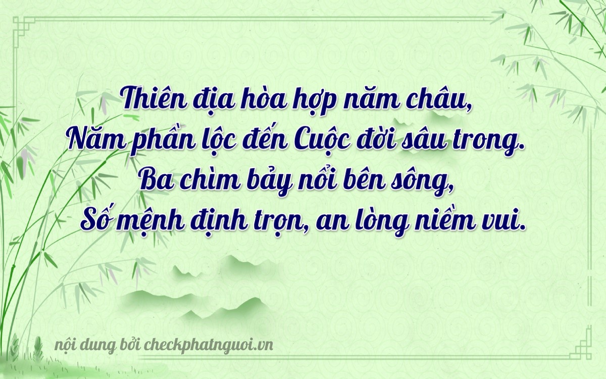 Bài thơ ý nghĩa cho <b>biển số 37A-05357</b> tại website checkphatnguoi.vn