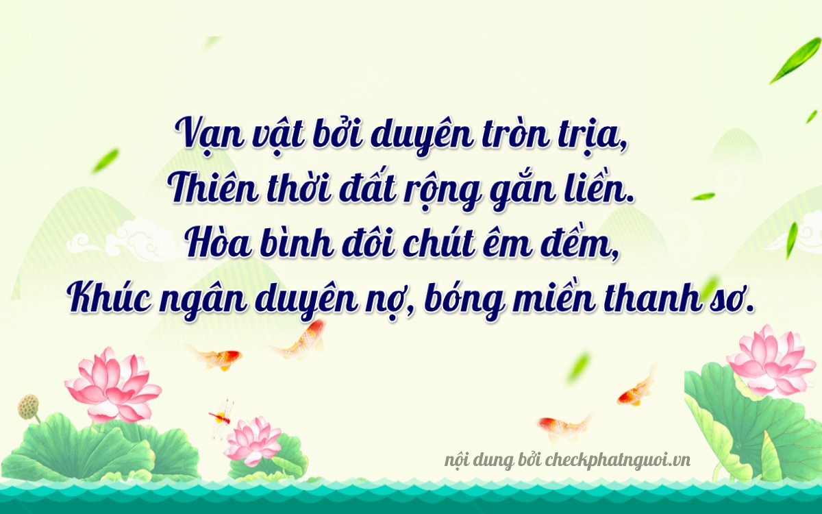 Bài thơ ý nghĩa cho <b>biển số 37A-05588</b> tại website checkphatnguoi.vn