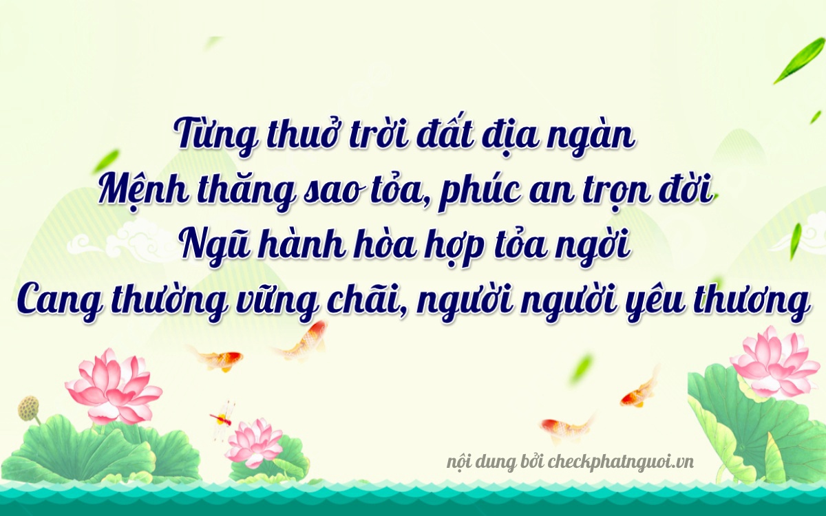 Bài thơ ý nghĩa cho <b>biển số 37A-12289</b> tại website checkphatnguoi.vn
