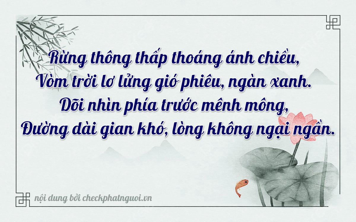 Bài thơ ý nghĩa cho <b>biển số 37A-18680</b> tại website checkphatnguoi.vn