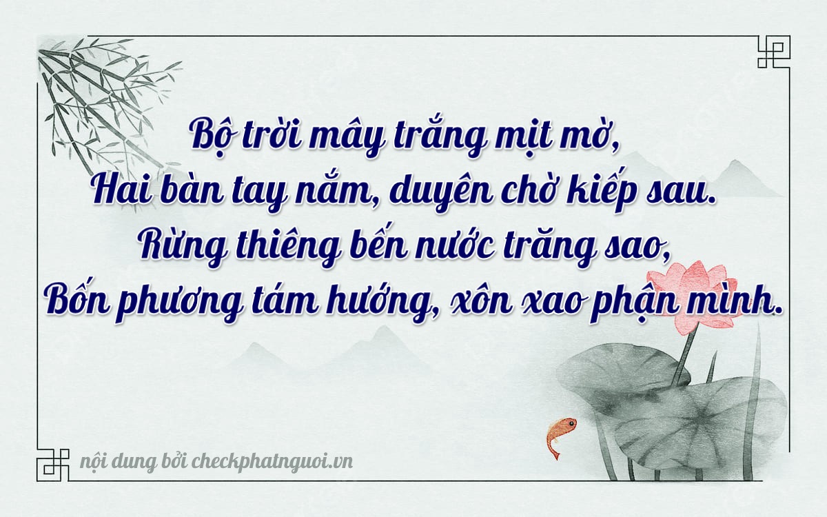 Bài thơ ý nghĩa cho <b>biển số 37A-20645</b> tại website checkphatnguoi.vn