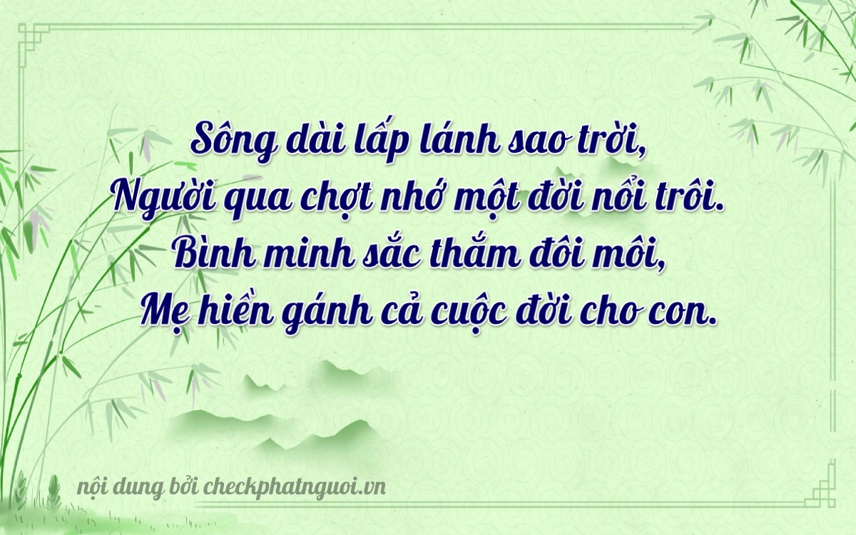 Bài thơ ý nghĩa cho <b>biển số 37A-23979</b> tại website checkphatnguoi.vn